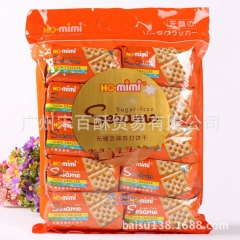 批发进口食品 马来西亚进口 HO.mimi无糖芝麻苏打饼干 ...