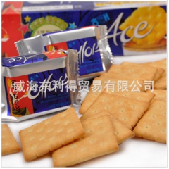 试吃特价韩国进口食品 海太ACE咸饼干低热量好吃不胖24G一...