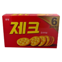 韩国进口零食 LOTTE乐天杰克咸饼干 300g大盒装 ZE...