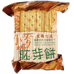 进口饼干 台湾乐百福小麦胚芽低糖饼干 420g早餐苏打饼干批...