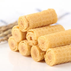 俄罗斯原装进口休闲食品KDVB341炼乳蛋卷进口零食蛋卷饼干...