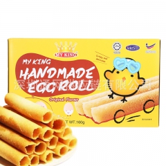 马来西亚进口休闲零食品批发皇冠手工蛋卷原味160g混批包邮克...