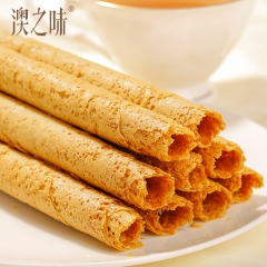 澳之味 澳门原装进口 椰蓉蛋卷薄脆饼干 180克休闲零食批发