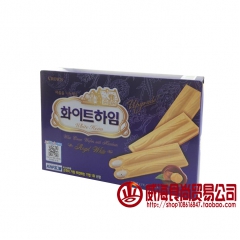 韩国进口食品批发 可拉奥榛子奶油夹心蛋卷中盒装 142g*2...