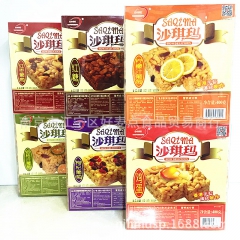 香港进口沙琪玛 优丰师傅 红糖葡萄沙琪玛400g 整箱20盒