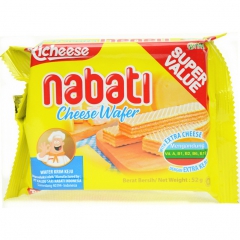 印尼丽芝士nabati纳宝帝芝士夹心奶酪威化52g 整箱60...