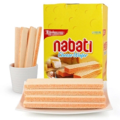 印尼进口零食丽芝士纳宝蒂奶酪威化饼干200g