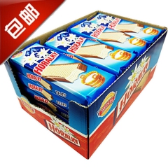 进口休闲食品批发 斯洛伐克原装圣蒂牛奶威化饼干50g*20袋...