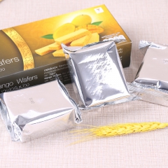 泰国进口食品批发 VFOODS榴莲味威化饼干 120g，整箱...