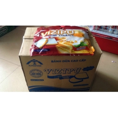 越南进口饼干 椰蓉面包干 230g 高级椰子饼干 vizip...