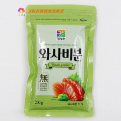 韩国调味品 清净园辣根粉 韩国进口批发调料wasabi po...