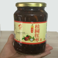 常山胡柚新鲜韩国进口风味桂圆红枣茶果味果酱860克包邮批发饮...