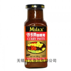 印度进口妙多牌油咖喱500g*12瓶 风味温和香醇 异域风味