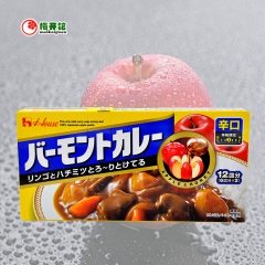 日本进口咖喱 好侍咖喱 好侍苹果咖喱调味 辣味 230g 咖...