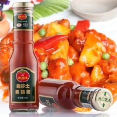 调味酱食品批发 泰国进口露莎士ROZA番茄沙司番茄酱300g...
