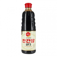 膳府浓酱油金F3 930ml*12 整箱批发韩国进口老字号调...