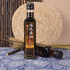台湾原装进口调味品 食品 弘益胡麻油 黑芝麻油270ml装