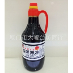 台湾进口食品调味品  金兰酱油 纯酿造1500ml*6瓶/箱...
