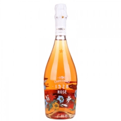 意大利原瓶进口红葡萄酒 意大利之花桃红起泡酒750ml 甜型...