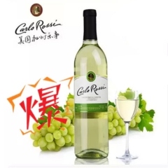 加州乐事清爽白葡萄酒750ml半干型红酒美国原装进口 特价批...