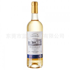 蓝菲拉伯利伯爵 波尔多白葡萄酒进口红酒代理招商加盟
