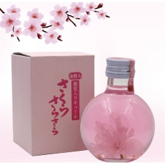 供应樱花酒 日本进口清酒 樱花酒180ml天然樱花 一瓶批发...