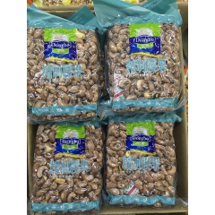进口零食休闲食品干果带皮炭烤熟腰果仁真空包装批发促销