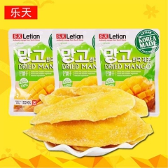 乐天芒果干80g/袋 鲜果制造 休闲食品  进口果干 10包...
