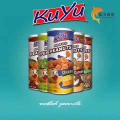 泰国酷优kuyu 干酪酸香辣椰子鸡肉味花生200g 进口零食...