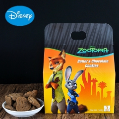 批发香港进口零食品disney迪士尼曲奇饼干140g盒装(原...