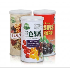 台湾进口零食品即品三色果干 无籽葡萄干 蔓越莓干 坚果荟萃2...