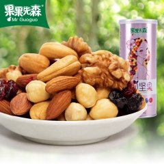 果果先森 每日坚果90g女生款 蔓越莓蓝莓果干混合坚果仁炒货...