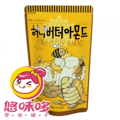 韩国进口零食品gilim蜂蜜黄油杏仁干果坚果无壳美国大杏仁 ...