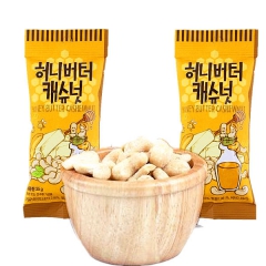 韩国进口休闲零食品Tom‘s天然蜂蜜黄油杏仁腰果炒货35g