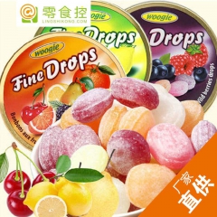 零食控 Woogie水果糖果 奥地利进口食品 铁盒装 三种口...
