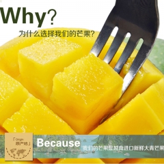 一件代发5斤越南新鲜采摘二级大青芒水果 金煌芒青皮 芒果批发