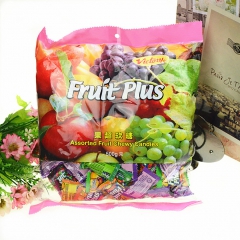 马来西亚进口食品 维多利水果糖果超软糖500g袋装 节日奶糖...