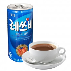 韩国原装进口咖啡饮料 乐天来仕必乐啡咖啡饮料175ml*30...