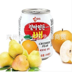 海太韩国饮料 梨子果肉汁 听装238ml