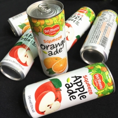 乐天德蒙特橙汁 苹果汁饮料240ml 韩国进口食品饮料 果味...