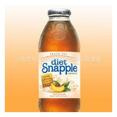 美国进口饮料 斯纳普Snapple 思乐宝桃子果味茶饮料47...