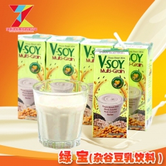 200ml绿豆乳饮料杂谷 V-SOY泰国进口 营养早餐 豆浆...
