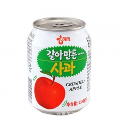 原装韩国进口海太饮料 海太苹果汁果肉饮料 238mL 每箱7...