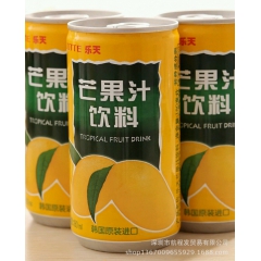 韩国乐天芒果汁Lotte  180ml*15听1箱  进口饮...
