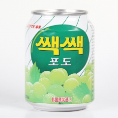 店内热销韩国饮品饮料 进口乐天葡萄汁果蔬汁饮料 238ml*...