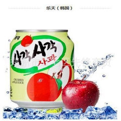 韩国乐天饮料进口果蔬汁 乐天苹果果汁238ml