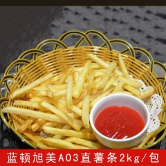 蓝顿旭美A03直薯条 2kg/包*6包/件 KFC肯德基专用...