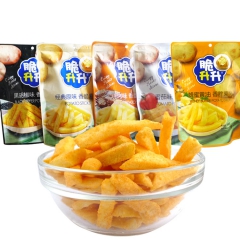 脆升升香脆薯条 休闲零食单包100g（20克*5袋）新加紫薯...