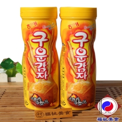 韩国食品批发  一箱12桶  海太牌烤薯棒