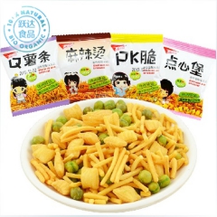 五味园PK脆5斤/袋 PK脆/麻辣烫/点心堡/Q薯条 休闲膨...